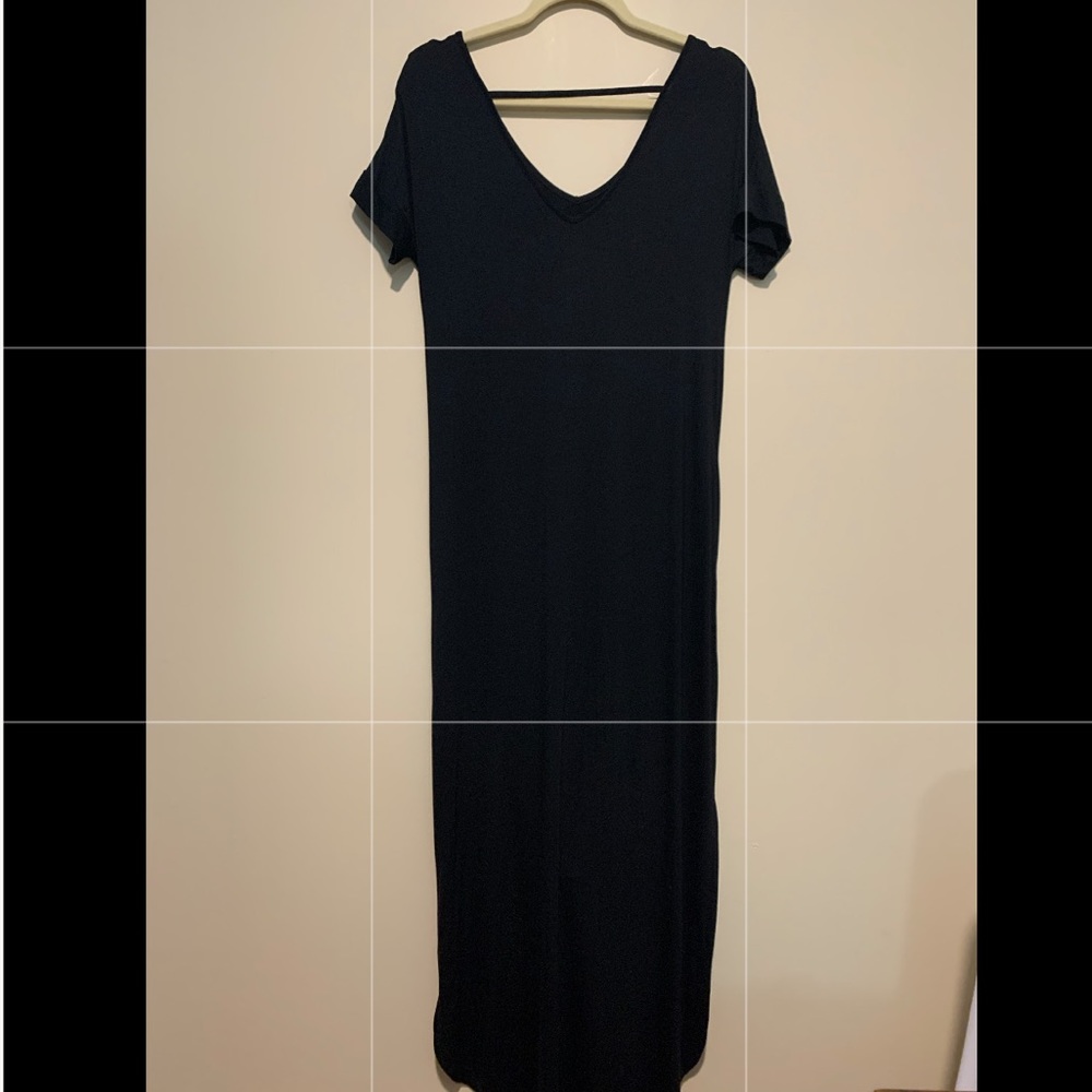 Maxi dress with pockets